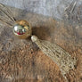 Gold Ball Tassel Necklace