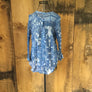 Blue Paisley Top