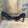 Schutz Suede & Cow Hair Heels