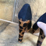 Schutz Suede & Cow Hair Heels