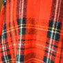 Vintage Plaid Fringe Cape