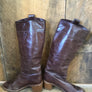Chloe Brown Leather Boots