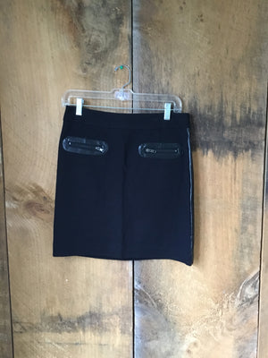 Black Skirt Faux Leather