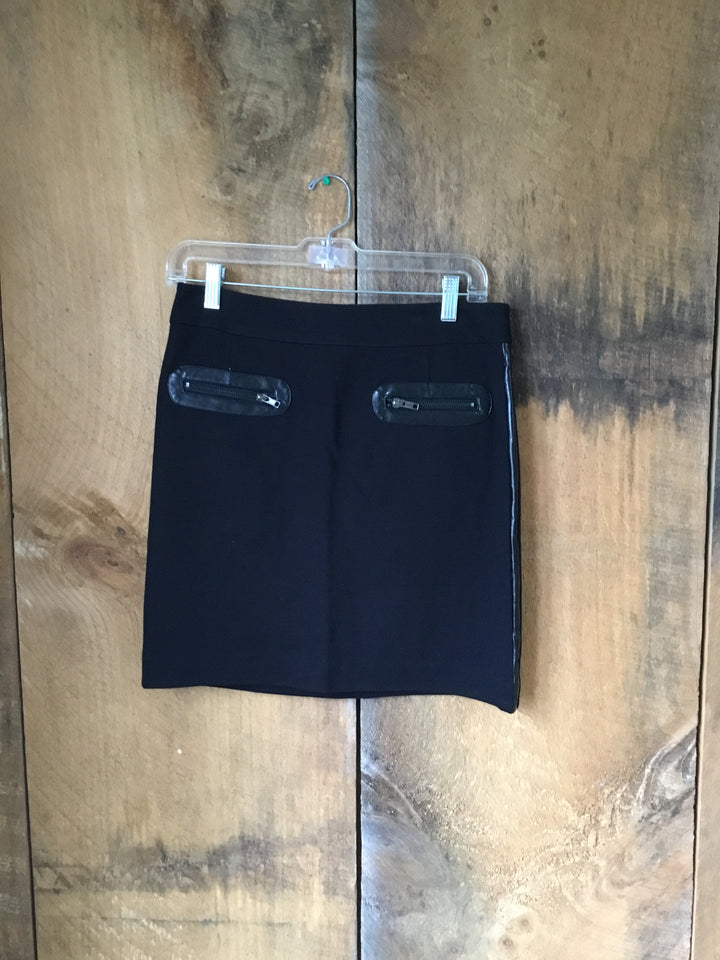 Black Skirt Faux Leather