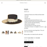 Teressa Foglia “ Ralph” Hat