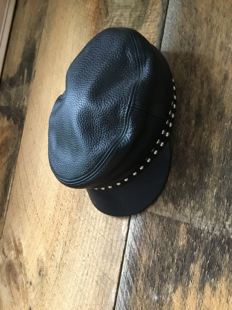 Gucci Studded Leather Hat