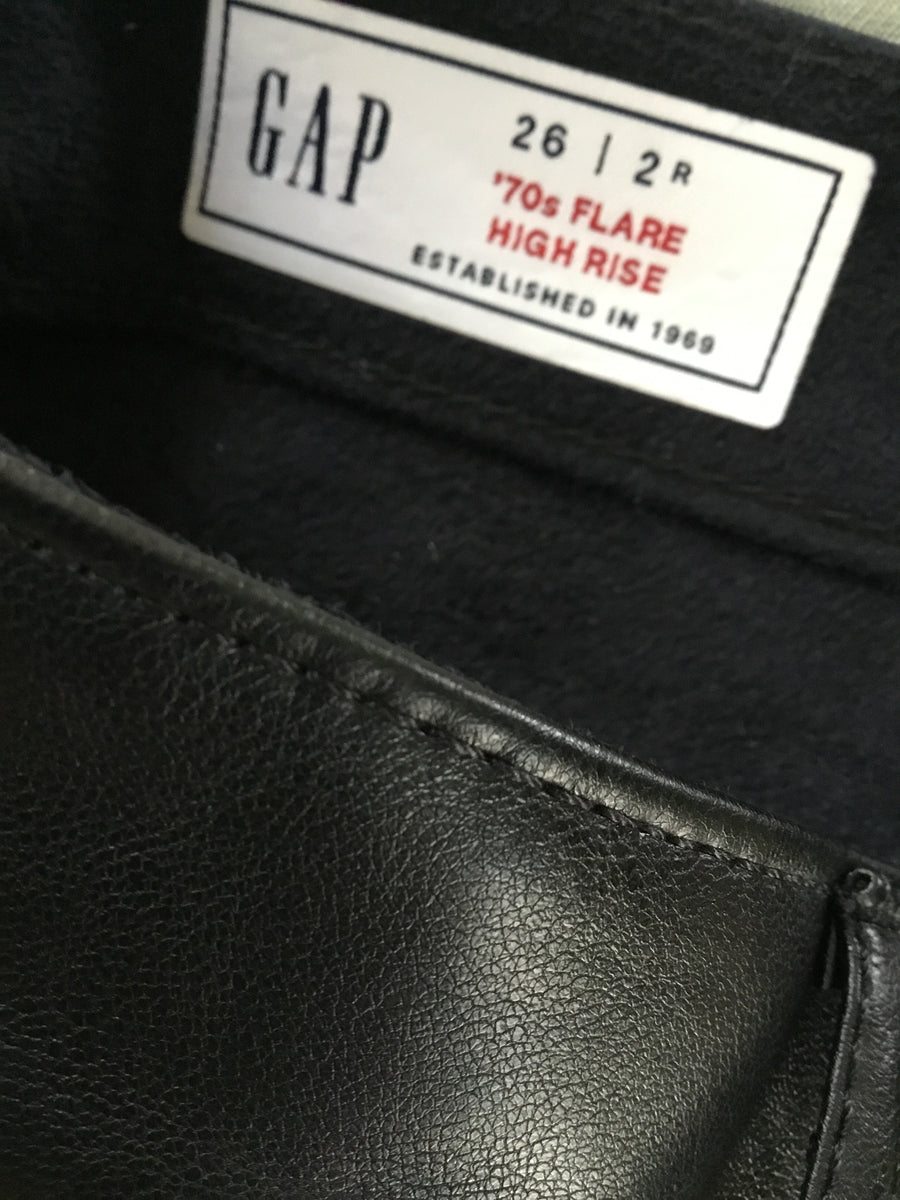 Gap Faux Leather 70’s Flare