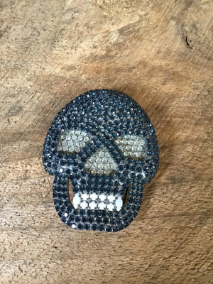 Embellished Skull Belt Buckle