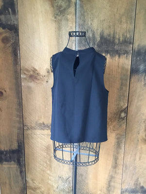 NWT Sleeveless Beaded Tassel Top
