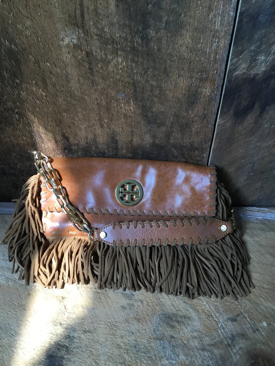 Tory Burch Fringe Clutch