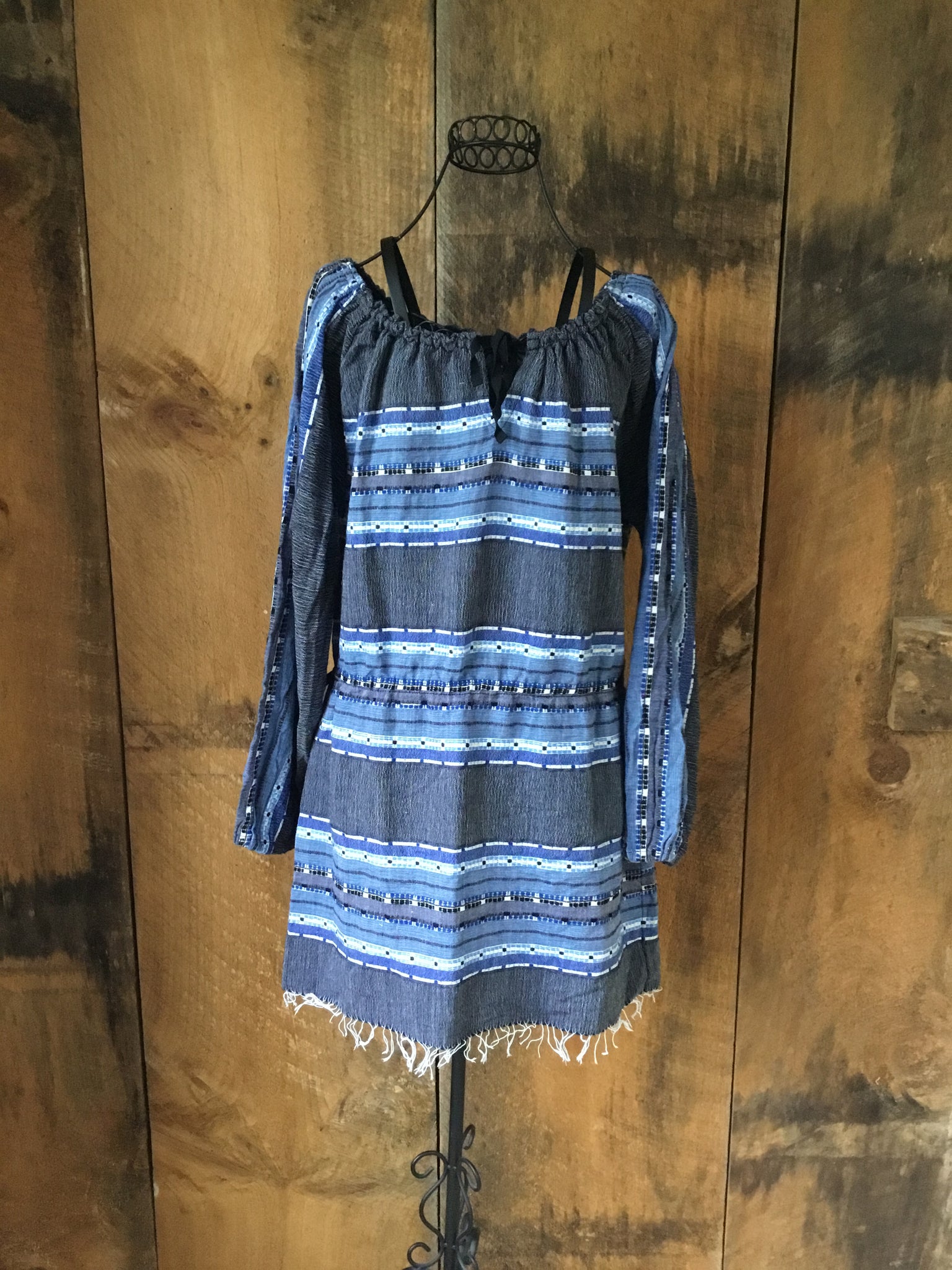 Denim Aztec Dress