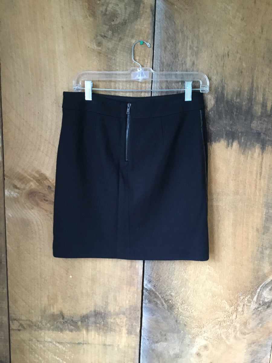 Black Skirt Faux Leather