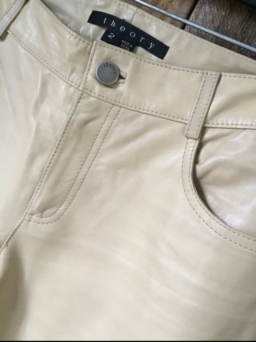 Theory Leather Pants