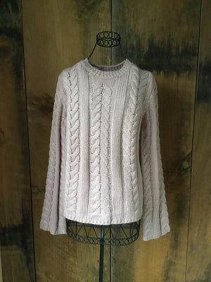 Blush Bell Sleeve Sweater