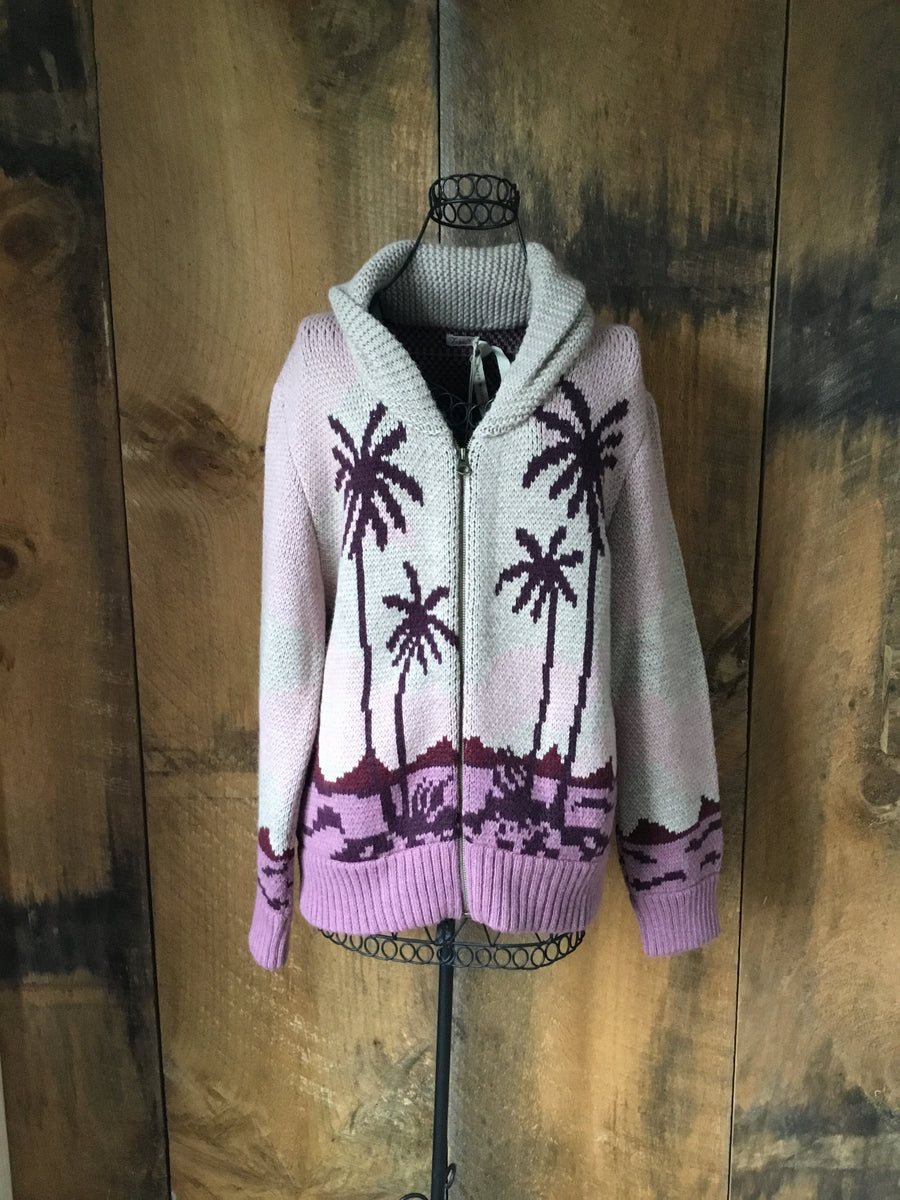 NWT Faherty Palm Tree Sweater