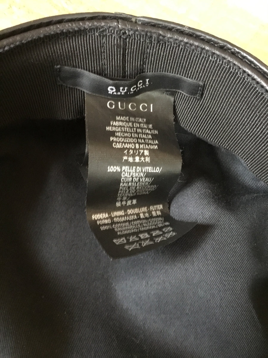 Gucci Studded Leather Hat