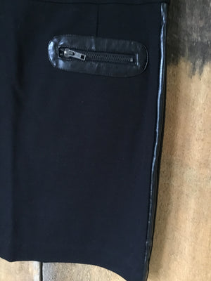 Black Skirt Faux Leather