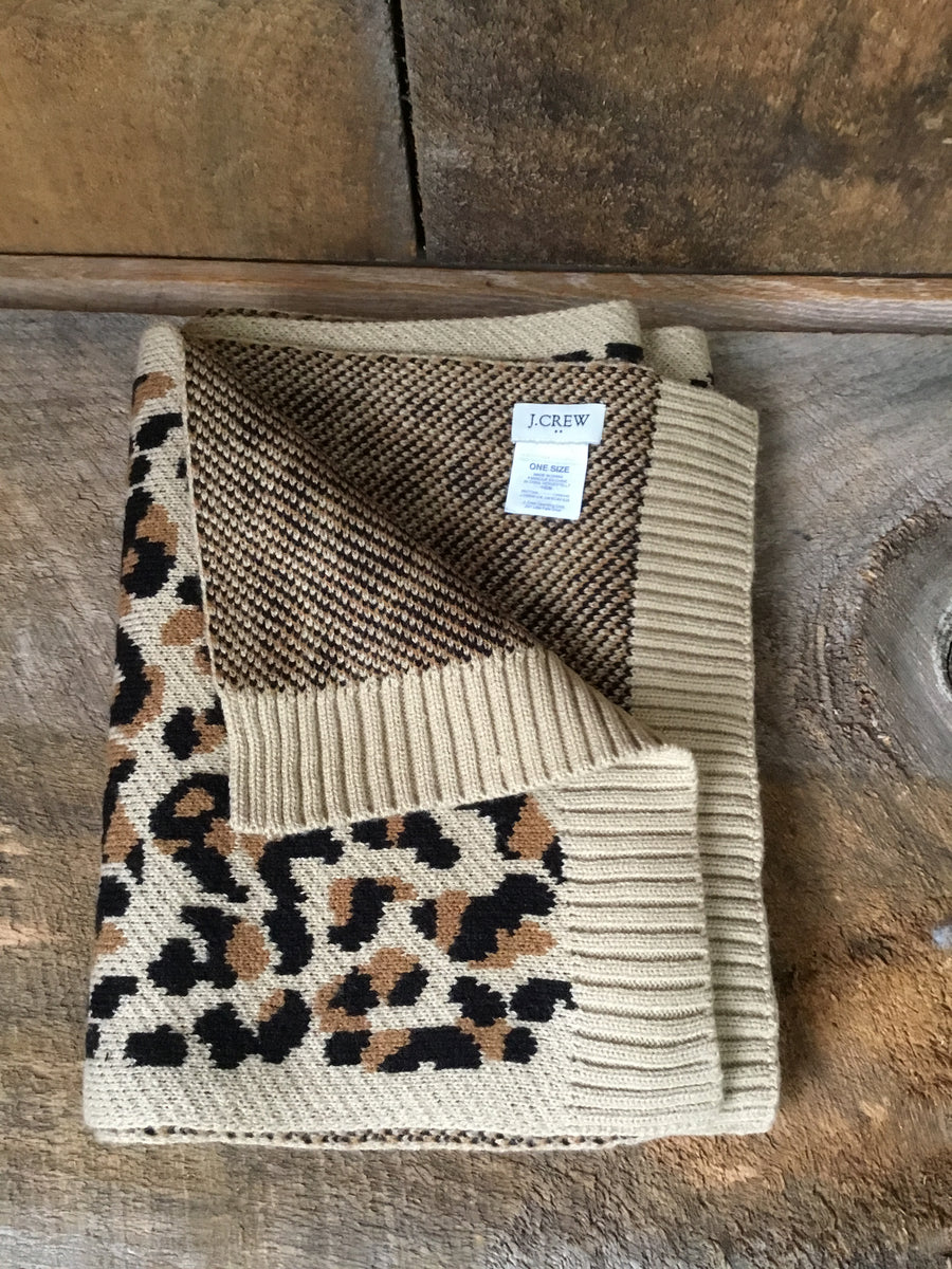 J.Crew Leopard Scarf