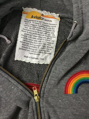 Aviator Nation Rainbow Hoodie