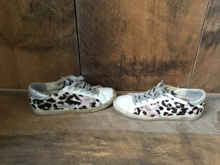 Golden Goose Animal Print Sneakers