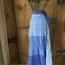 NWOT Denim Patchwork Skirt