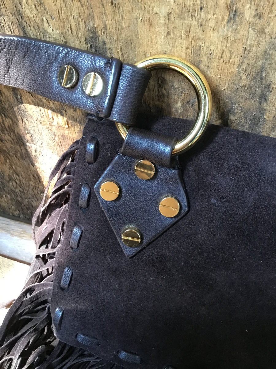 Tory Burch Suede Clutch