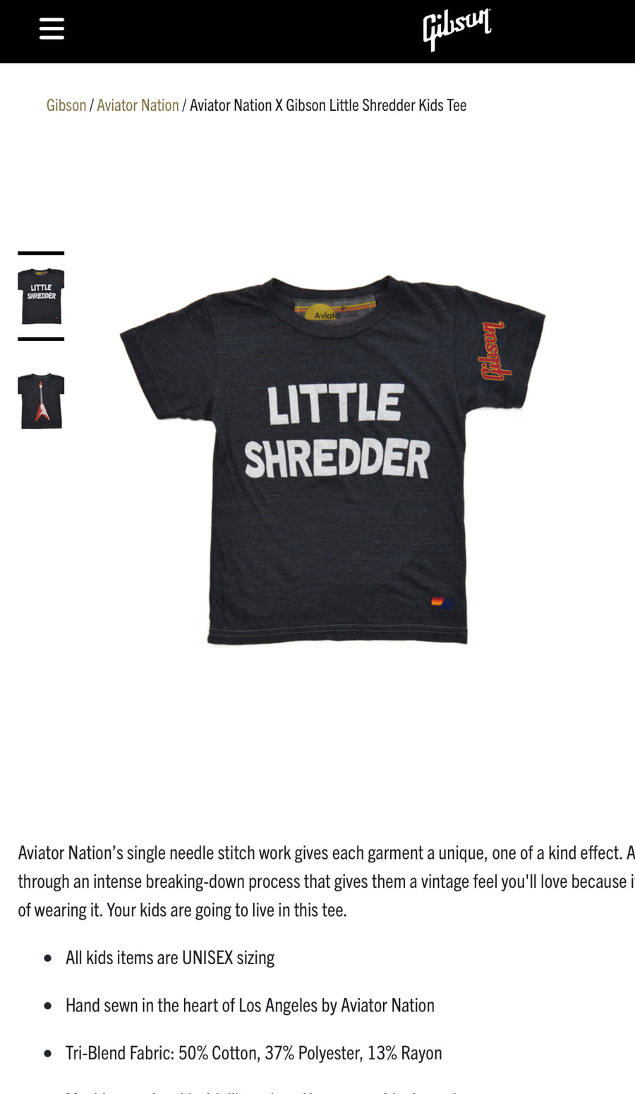 Aviator Nation Gibson T-Shirt