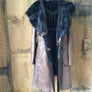 Vintage Faux Fur & Leather Coat