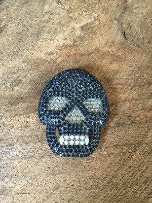 Embellished Skull Belt Buckle