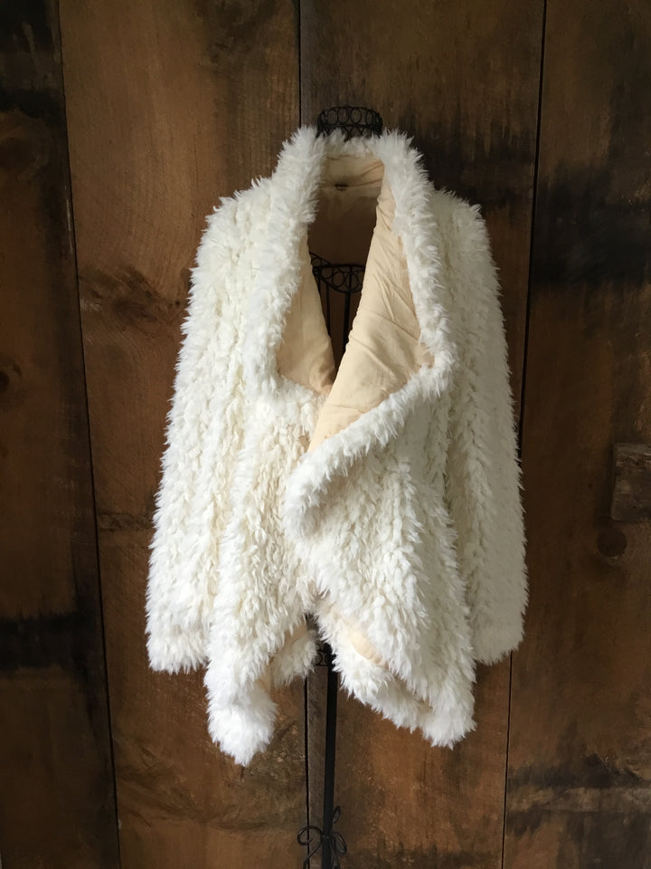 Free People Fuzzy Jacket Coat