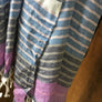 Pink & Blue Stripe Scarf