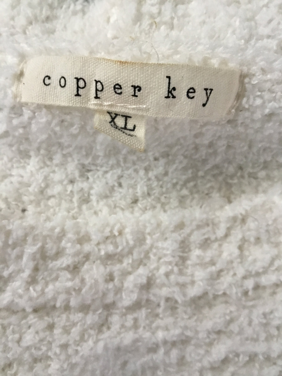 Copper Key Fuzzy Sweater