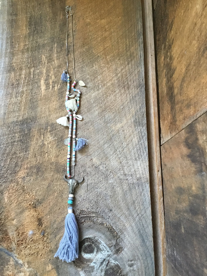 Bullhead Beaded Necklace