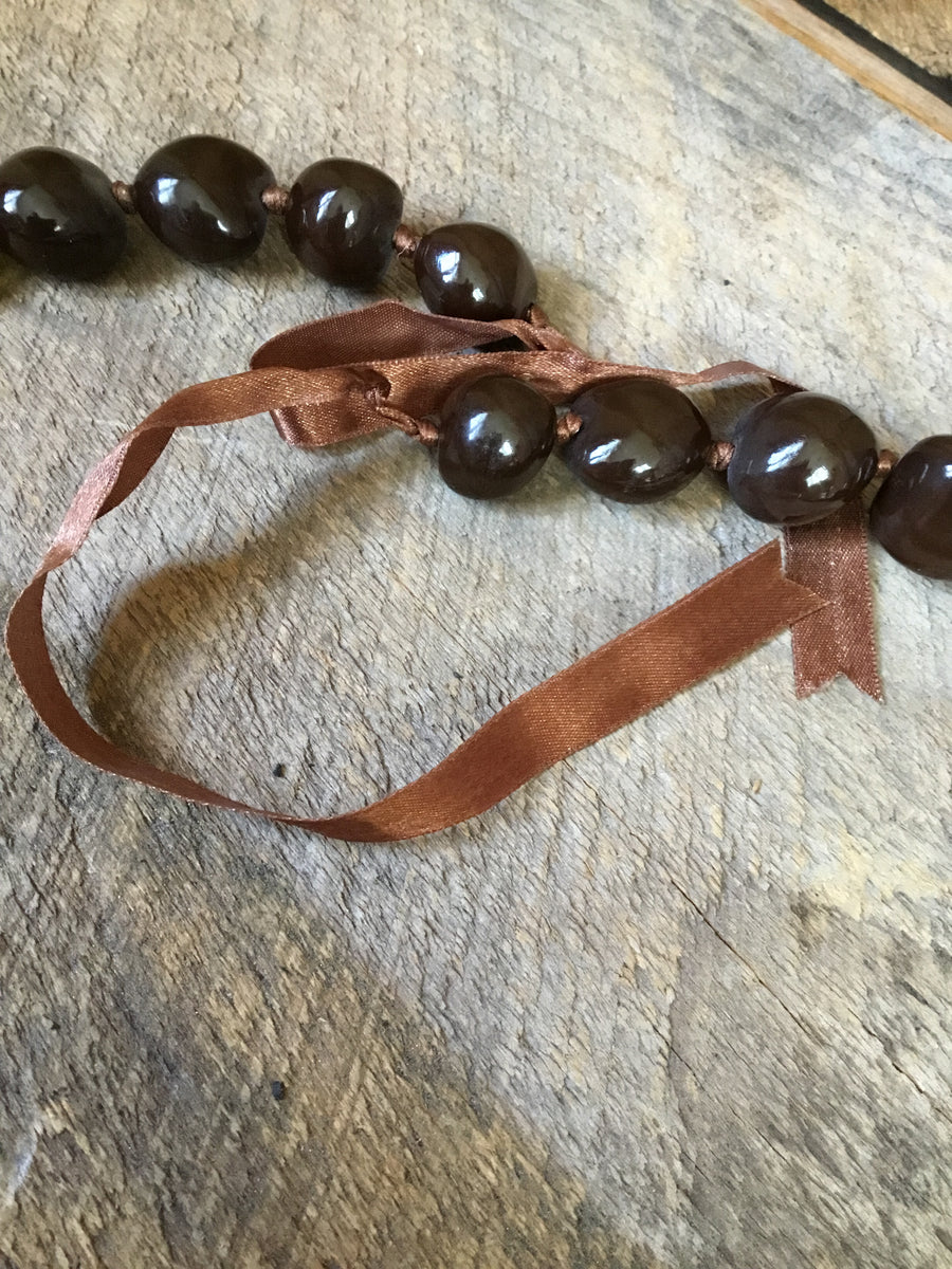 Kukui Nut Hawaiian Necklace