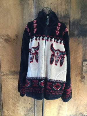 Vintage Aztec Fleece Jacket