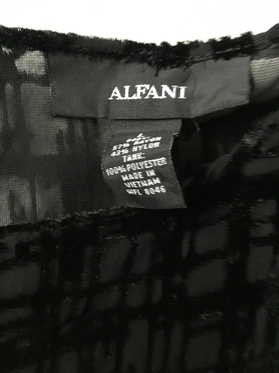 Alfani Black Blouse