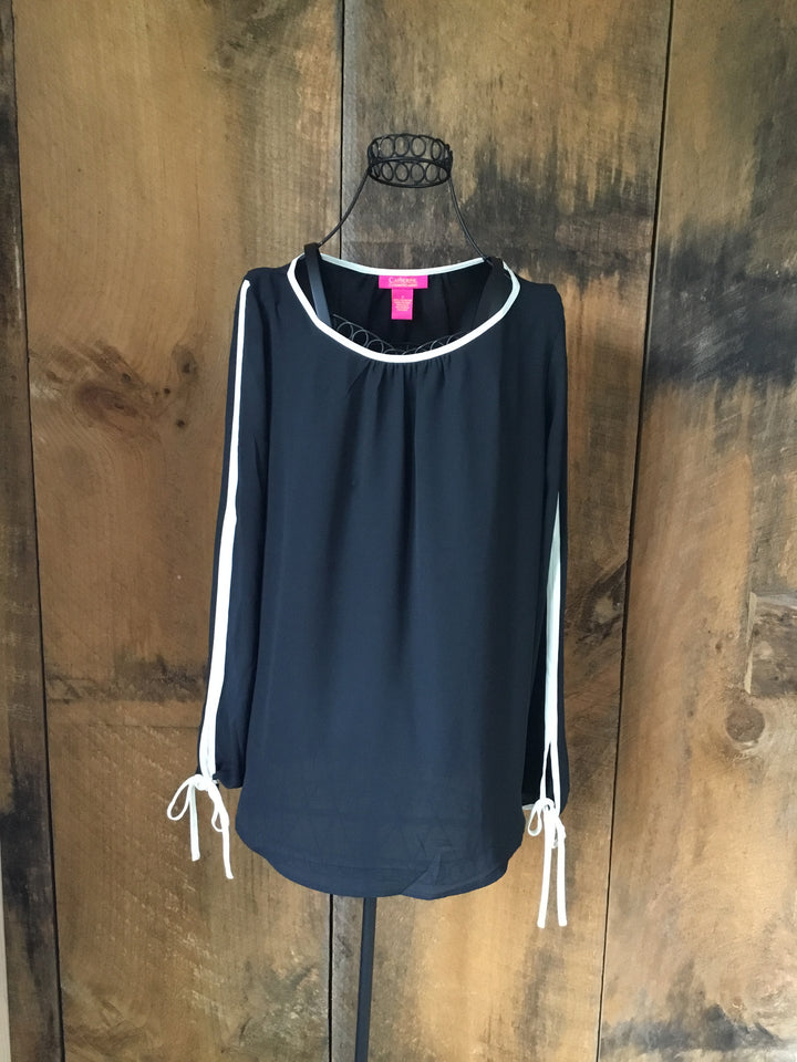 Catherine Malandrino Cold Shoulder Blouse