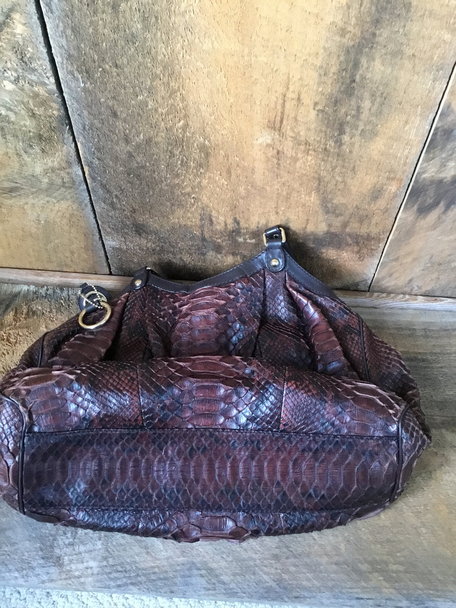 100% Authentic Gucci Python Handbag