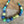 Blue Green Yellow Beaded Necklace