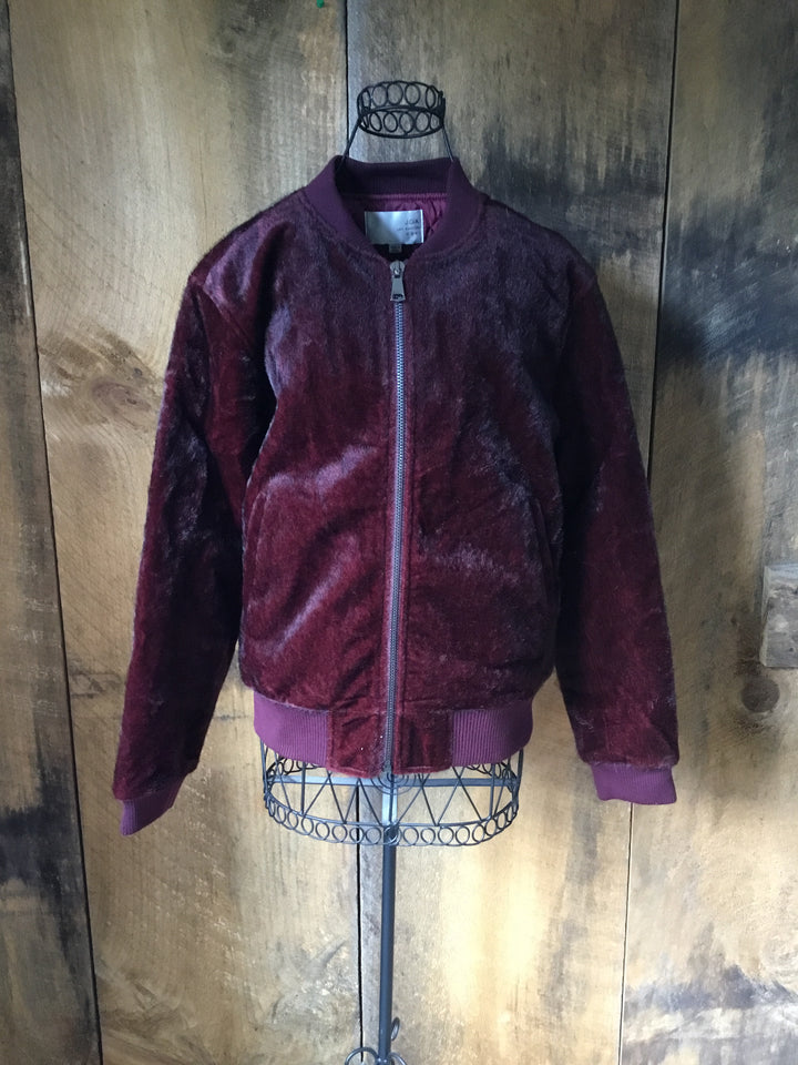 J.O.A Los Angeles Faux Fur Bomber