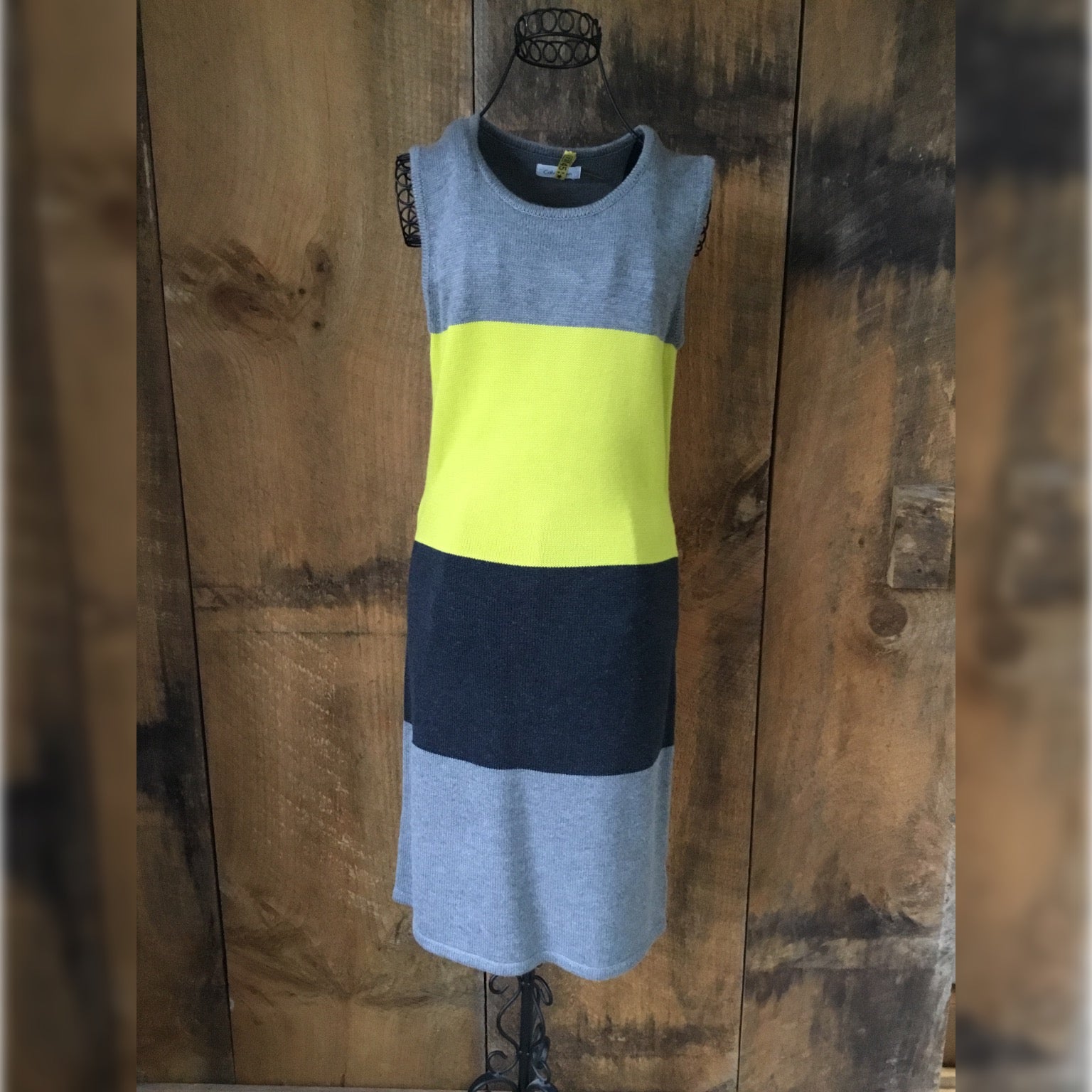 Calvin Klein Sweater Dress BOHO thrift shop Calvin Klein Sweater Dress BOHO thrift shop