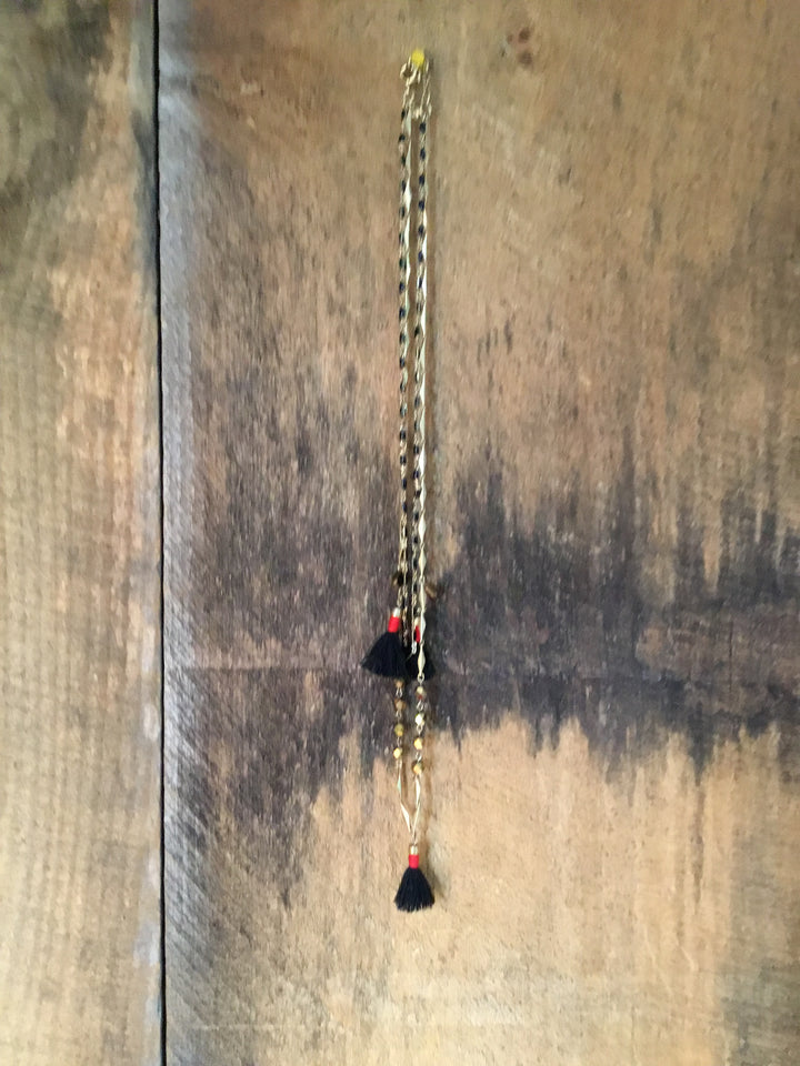 J.Crew Tassel Necklace & Bracelet