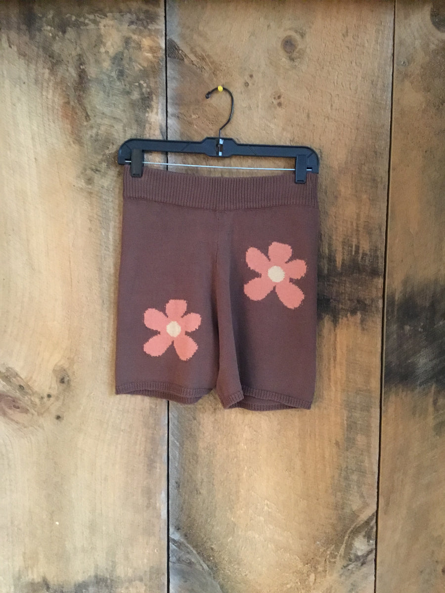 NWT Flower Sweater Shorts