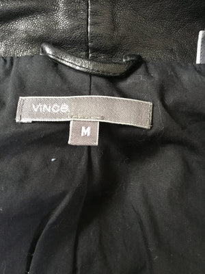 Vince Leather Shrug Jacket