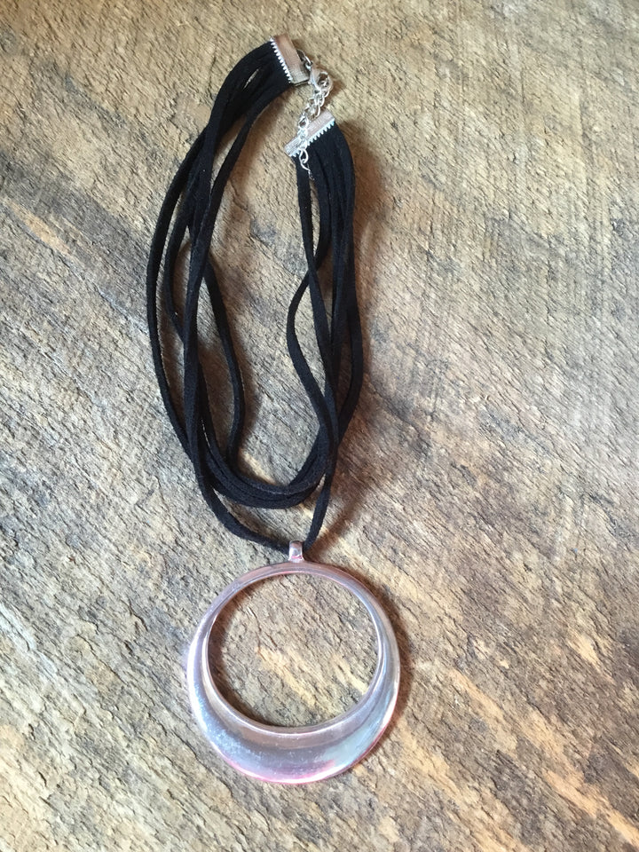 Black Faux Suede Choker