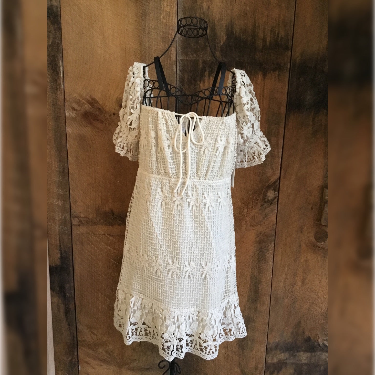 NWT Winston White Crochet Dress BOHO thrift shop NWT Winston White Crochet Dress BOHO thrift shop