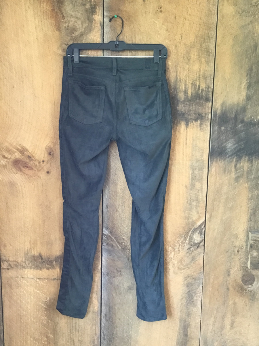 7 For All Mankind Faux Suede Leather Pants