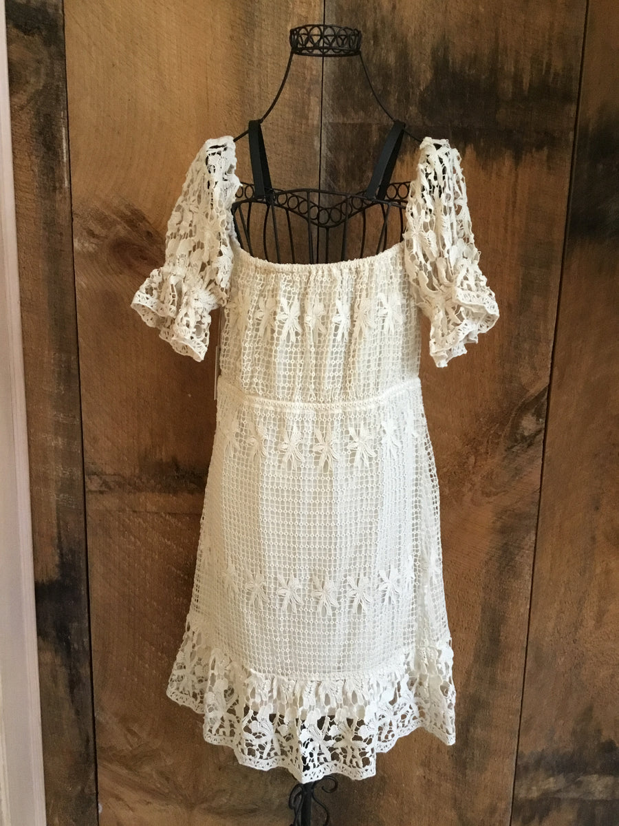 NWT Winston White Crochet Dress