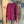 Love Stitch Maroon Fuzzy Sweater
