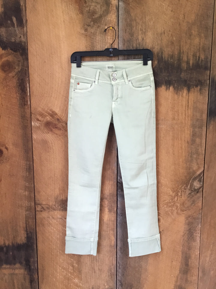 Hudson Skinny Jeans Light Green